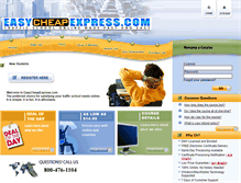 Tablet Screenshot of easycheapexpress.com